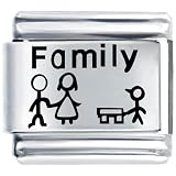 Family Fun Italian Charms Bracelet Link