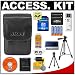 Nikon Coolpix 5617 Leather Case/Bag + 4GB Card + EN-EL8 Battery + Tripod + Accessory Kit for L11, L14, L15, L18, P60 Digital Cameras