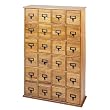 Library Style Storage - Oak