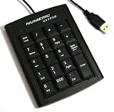 Nummernblock Nummernpad USB Zusatztastatur Plug and Play für Windows, Mac IBM