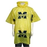 Michigan Wolverines Short Sleeve Poncho