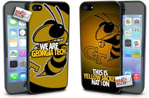 OneDreamCases - Georgia Tech Yellow Jackets Hard Case TWO PACK for iPhone 5/5s