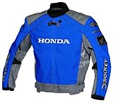 Joe Rocket Honda CBR Mens Textile Motorcycle Jacket Blue/Silver/Black XL