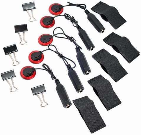 EightHD 5 Pcs Piezo Contact Microphone Mic. Pickup for Guitar Violin Viola Cello Banjo
