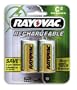 Rayovac Rechargeable NiMH Batteries (NM714-2), C Size, 2-Count Packages (Pack of 3)