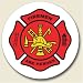 Firemen are Heroes Auto Coaster - Single Coaster for Your Car