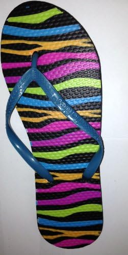 Bulk Buys Ladies-Missy Animal Print Fashion Flip Flops - Case of 72