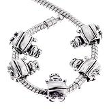 Lovely Frog Beads Bracelet Fits Pandora Charms