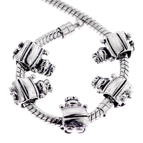 Lovely Frog Beads Bracelet Fits Pandora Charms