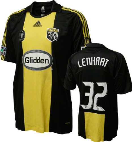 Steven Lenhart Game Used Jersey: Columbus Crew #32 Short Sleeve Away Jersey Steven Lenhart Game Used Jersey: Columbus Crew #32 Short Sleeve Away Jersey