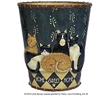 Country Cats Wastebasket