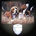 Playful Beagles Decorative Night Light