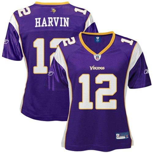 Reebok Percy Harvin Minnesota Vikings Women's Replica Jersey - Purple (Large)