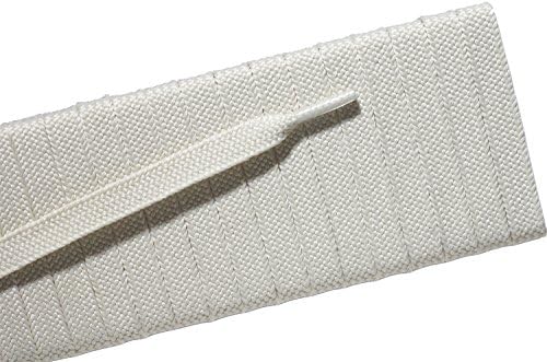 BB-46 Fashion Flat Athletic Vanilla Cream 63 inch Shoelaces 2 Pair Pack