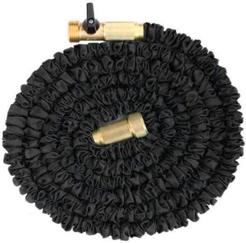 75ft Expanding Hose, Strongest Expandable Garden Hose on the Planet. Solid Brass Ends, Double Latex Core, Extra Strength Fabric, 3/4