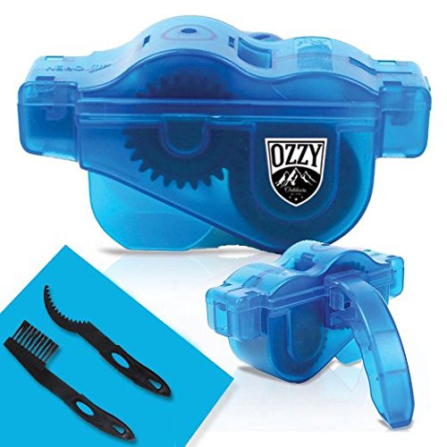 Bike Chain Cleaning Tool by Ozzy Outdoors-Our newly designed cleaner uses rotating brushes to make bicycle chain maintenance easy-Lifetime unlimited warranty- no risk involved! Bike Chain Cleaning Tool by Ozzy Outdoors-Our newly designed cleaner uses rotating brushes to make bicycle chain maintenance easy-Lifetime unlimited warranty- no risk involved!