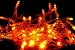 Sunset LED fairy lights in red, orange and yellow, made by QB