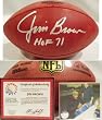Jim Brown Signed Wilson NFL Duke Football w/HOF'71