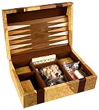 Chess, Checkers, Backgammon & more - 6 in 1 game set
