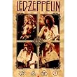 (24x36) Led Zeppelin (Group, Parchment) Music Poster Print