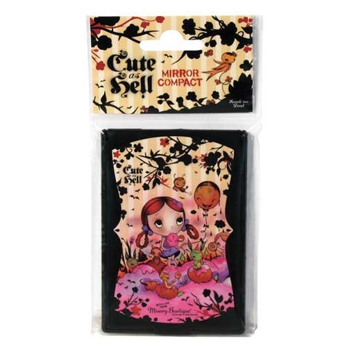 Cute As Hell - Mirror Compact