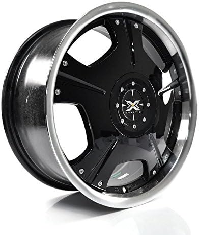 Wheelfire X-BLADE Alloy Wheels Rim 17inch 7.5J 5x100, 5x114.3 Black/Machined Lip