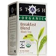 Compare Prices of Stash Premium Organic Breakfast Blend Black Tea, Tea Bags, 18-Count Boxes (Pack of 6)