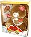 Premier Collector's Edition Gold Collection 12 Inch Tall Care Bears Plush Toy - Heart of Gold Brown Care Bear with Swarovski Crystal Eye and Sparkling Gold Accents Plus Bonus DVD (Never Released Before)
