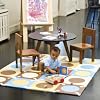 Skip Hop 70x56-Inch PlaySpot Floor Mat, 20-Piece (Blue/Gold)