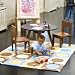 Skip Hop 20 Piece 70"x56" PlaySpot Floor Mat, Blue/Gold