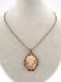 Fashion Jewelry ~ Pink Rhinestones Cameo Necklace