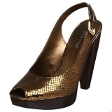  : Nine West Women's Unida Platform Slingback,Bronze,7 M US