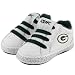 Reebok Green Bay Packers White Infant Crib Kicker Shoes Image