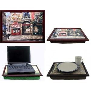 Village Square Lap Desk - Lap Tray for Meals or Laptop Computer - Other Designs Available