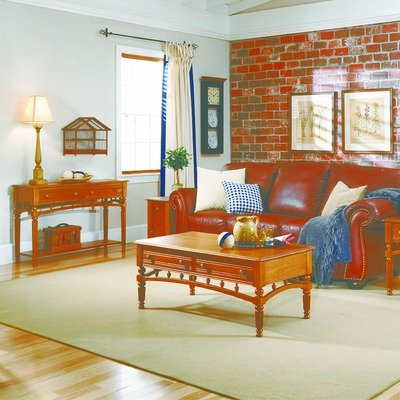 American Tapestry Cocktail Table Ginger Oak
