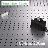 1064 nmのラボ/産業200mWのIR赤外線固体レーザードットモジュール+のAnalog+ TEC冷却+ OEM電源LSR-PS-I