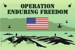 Enduring Freedom Small Mailbox Flag