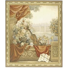 4'x6' Handmade Chinese Tapestry Collection Wool Rug