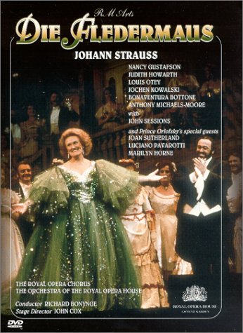 CD-Charts  DVD : Johann Strauss - Die Fledermaus / Bonynge, Cox, Ashton, Royal Opera