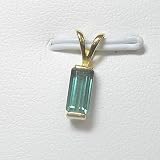 14K Green Tourmaline Pendant
