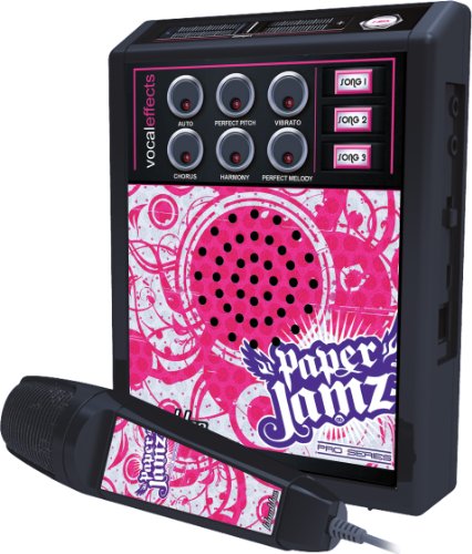 Imagen 2 de Paper Jamz Pro Series 6422 - Micrófono y amplificador con efectos de sonido, color rosa [importado de Inglaterra]