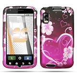 Rubberized Exotic Love Hard Protector Case Cover For Motorola Olympus Atrix ....