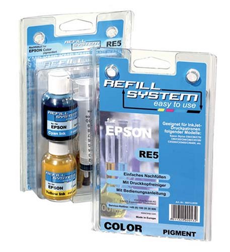 KMP Refill-System Farbe pigmentiert RE5 f&uuml;r Epson Preisvergleich