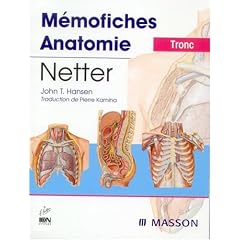 M�mofiches Anatomie Netter : Tronc