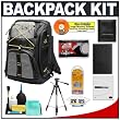 Nikon Digital SLR Camera & Laptop Backpack + EN-EL9 Battery + Tripod + Accessory Kit for D5000, D3000, D60, D40x, D40