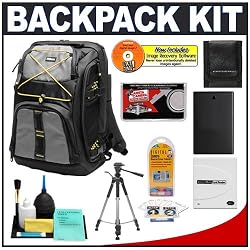 Nikon Digital SLR Camera & Laptop Backpack + EN-EL9 Battery + Tripod + Accessory Kit for D5000, D3000, D60, D40x, D40