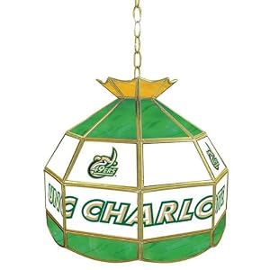 Trademark North Carolina Charlotte stained glass Tiffany lamp -16-inch