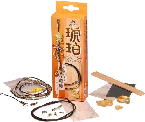 琥珀アクセサリー 手作りキット