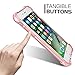 iPhone 7 Plus Case - MoKo Shockproof Flexible TPU Bumper Anti-Scratch Rigid Slim Protective Cases Clear Back Cover for iPhone 7 Plus, Light PINK