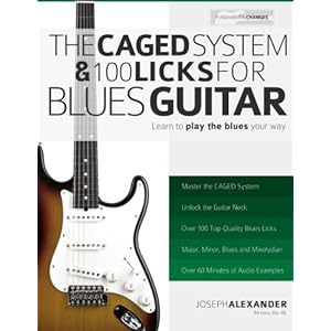 The CAGED System and 100 Licks for Blues Guitar: Learn To Play The Blues Your Way!